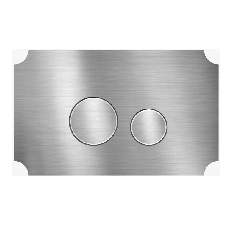 Изображение товара Клавиша смыва KKPol Aquafiori Vintage 350/AFV/071-00-00 из нержавеющей стали механическая двойная