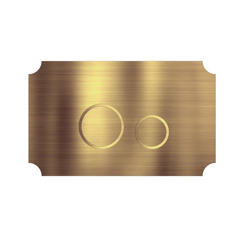 Изображение товара Клавиша смыва KKPol Aquafiori Vintage 350 бронза механическая