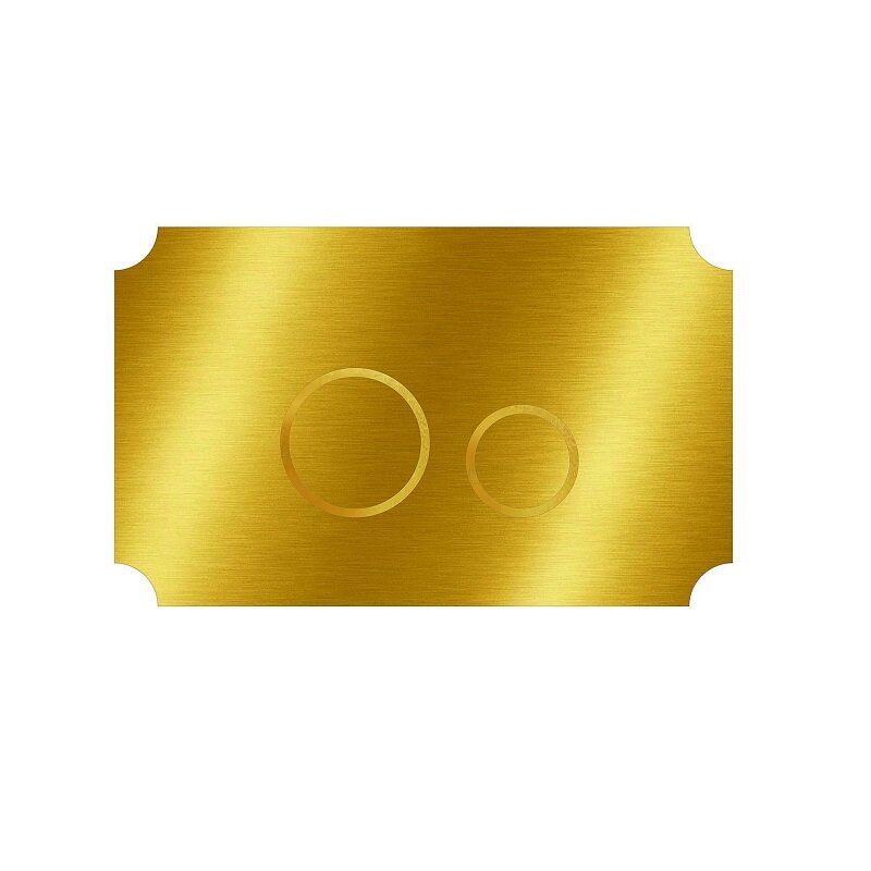 Изображение товара Клавиша смыва KKPol Aquafiori Vintage 350/AFV/073-00-00 механическая золото матовое