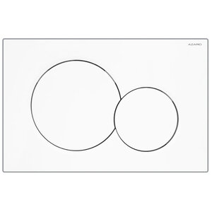 Изображение товара Клавиша смыва Azario New AZ-010.01, механическая, цвет белый