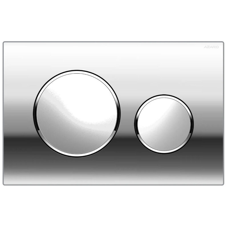 Изображение товара Клавиша смыва Azario New AZ-017.02 механическая хром для унитаза