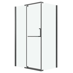 Изображение товара Душевой уголок Grossman Pragma 120.K33.03.1190.42.00, 110 х 90 см, стекло прозрачное, профиль графит сатин