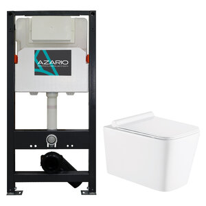 Изображение товара Комплект инсталляции Azario AZ-501A с безободковым унитазом Azario Mona AZ-0057