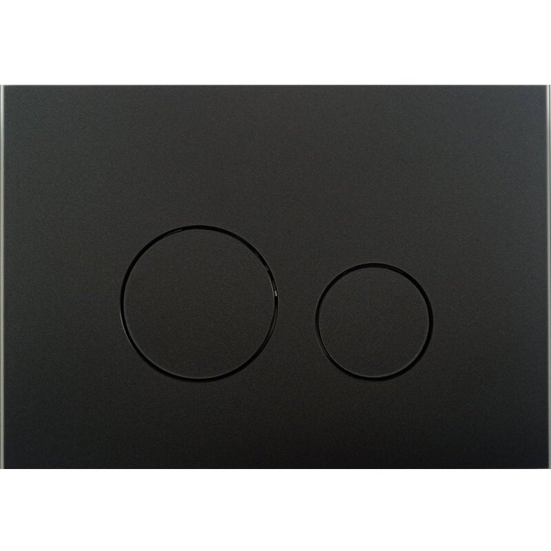 Изображение товара Клавиша KKPol M11 Viltrum Omnes Grande Orbis Mat для унитаза механическая черный матовый