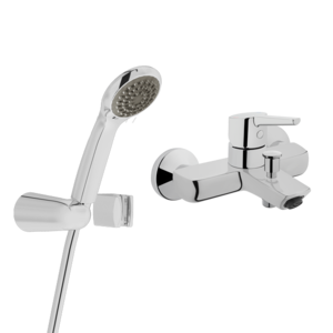 Изображение товара Смеситель для ванны и душа Vitra Stern 458655, с душевым гарнитуром, хром