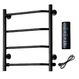 Изображение товара Полотенцесушитель электрический Тругор Пэк сп 6 60 х 40 черный ВГП, ширина 40 см, высота 60 см, Пэксп6/6040черныйВГП, диммер справа, цвет черный