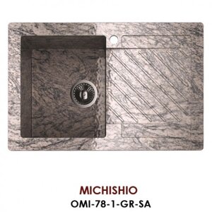 Изображение товара Мойка Omoikiri Michishio OMI-78-1-GR-SA, песочный