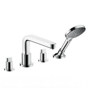 Изображение товара Смеситель для ванны и душа Hansgrohe Metris S, 31447000, на 4 отверстия, хром