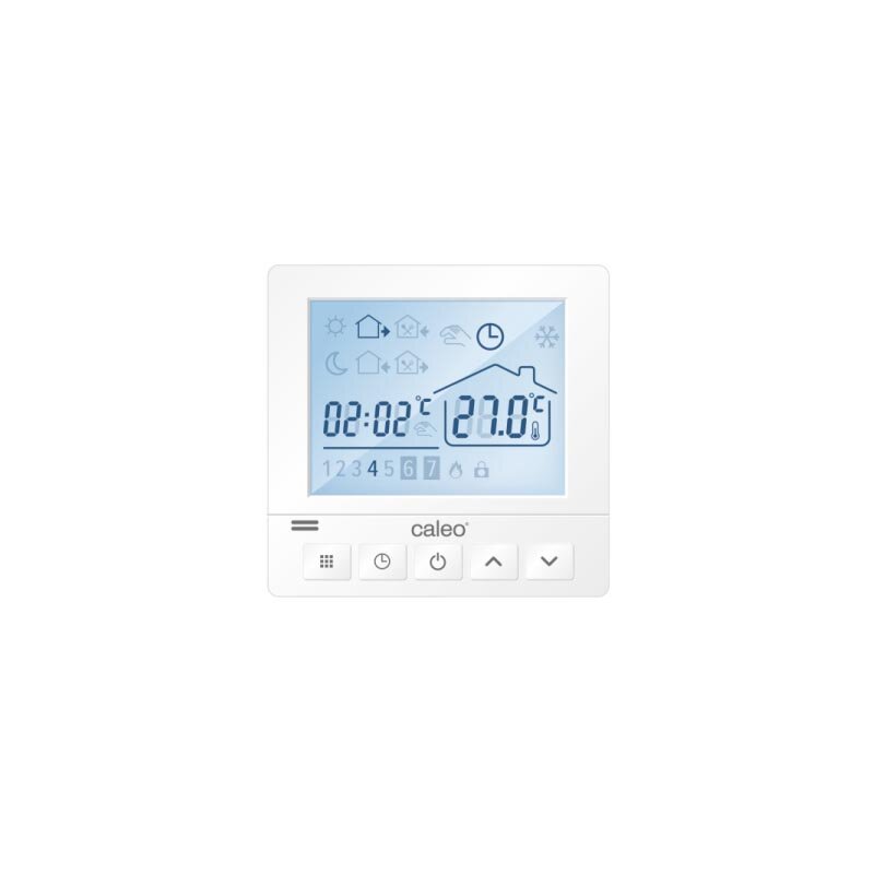 Изображение товара Цифровой программируемый терморегулятор Caleo SM930 для теплого пола 3.5 кВт