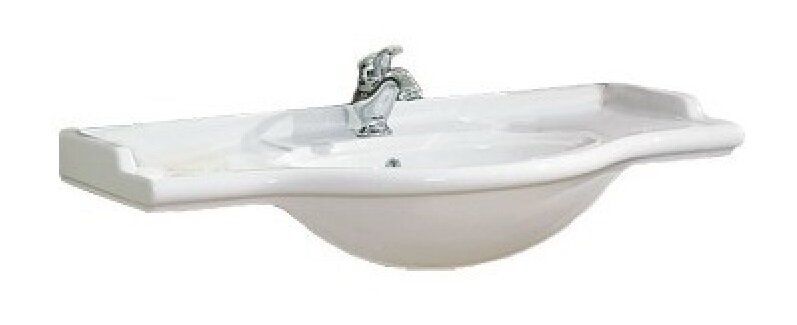 Изображение товара Раковина Cezares Star LI 616/1, 105 см, керамика, белый