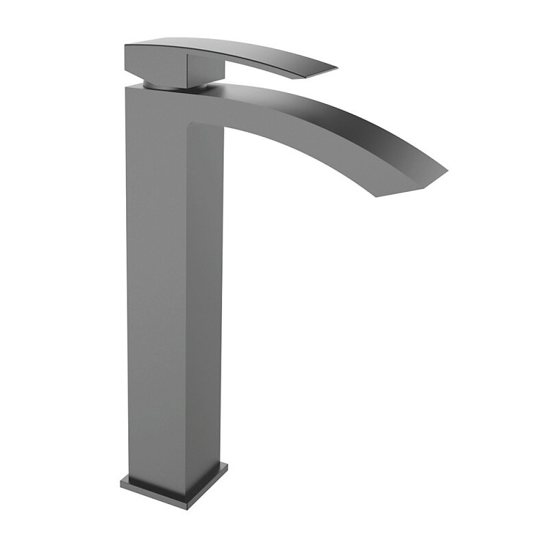 Изображение товара Смеситель для раковины Rose R1511T вороненая сталь gunmetal