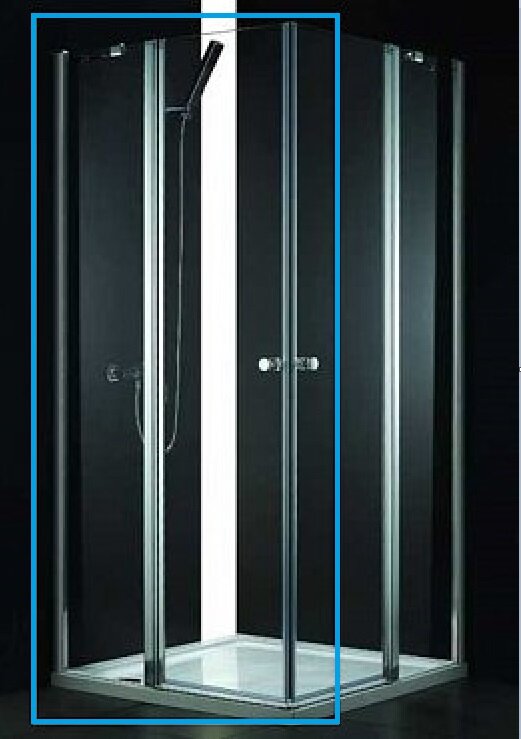 Изображение товара Душевая дверь Cezares Elena-W-60/30-C-Cr, 90 см, стекло прозрачное, профиль хром Изображение товара Душевая дверь Cezares Elena-W-60/30-C-Cr, 90 см, стекло прозрачное, профиль хром