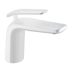 Изображение товара Смеситель для раковины Rose R3901C белый - однорычажный с керамическим картриджем