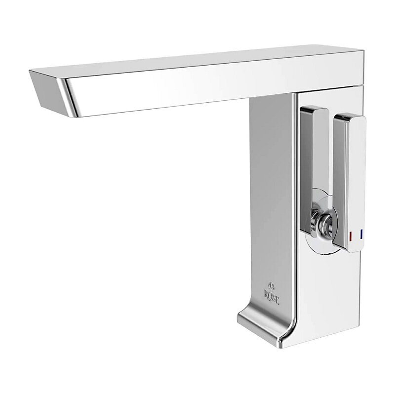 Изображение товара Смеситель для раковины Rose R1801 хром с поворотным изливом