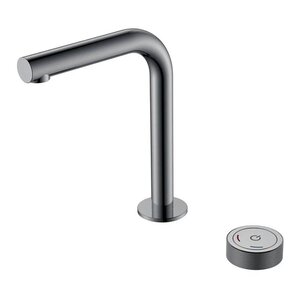 Изображение товара Смеситель для раковины Boheme Tech 158-SGM, цвет Shine Gun Metal, встраиваемый, 15.3 см