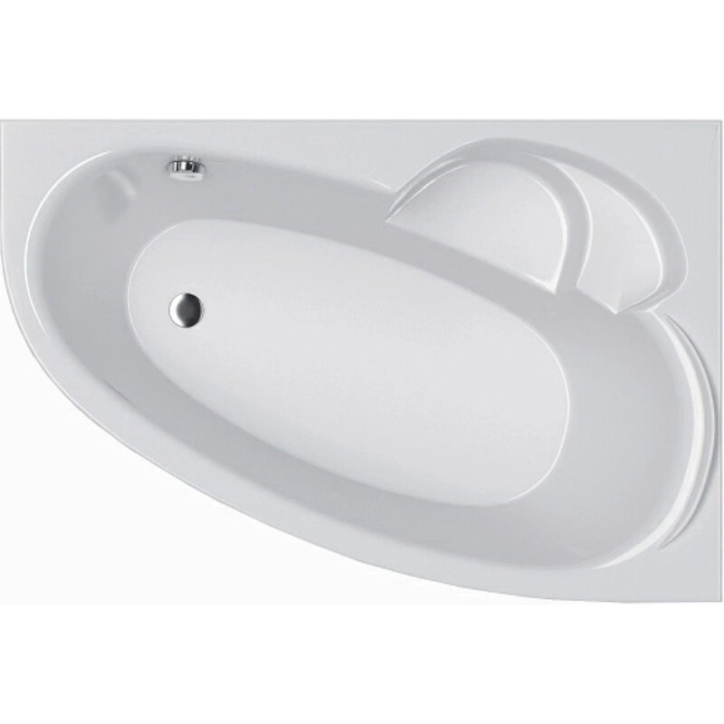 Изображение товара Ванна акриловая Alba Spa Katrina ВАС026030П100/ВАС027030Л100, 150 x 100 см, цвет белый, правая/левая