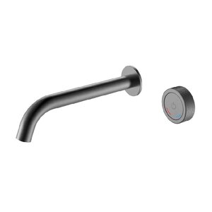 Изображение товара Смеситель для раковины Boheme Tech 158/2-SGM, цвет Shine Gun Metall