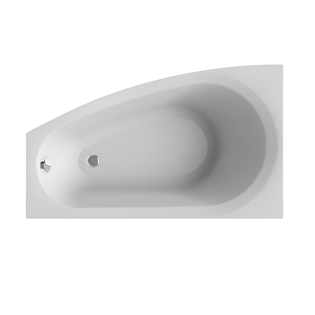 Изображение товара Акриловая ванна Alba Spa Baline 150x90 см асимметричная белая