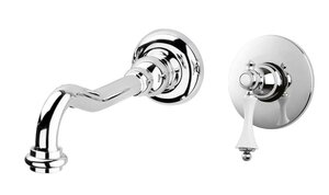 Изображение товара Смеситель для раковины Cezares Margot-BLS1-01-Bi, хром, ручка белая