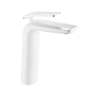 Изображение товара Смеситель для раковины Rose R3911F, белый/хром