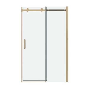 Изображение товара Душевая дверь Grossman Classic 100.K33.04.120.32.00, 120 см, стекло прозрачное, профиль золото сатин
