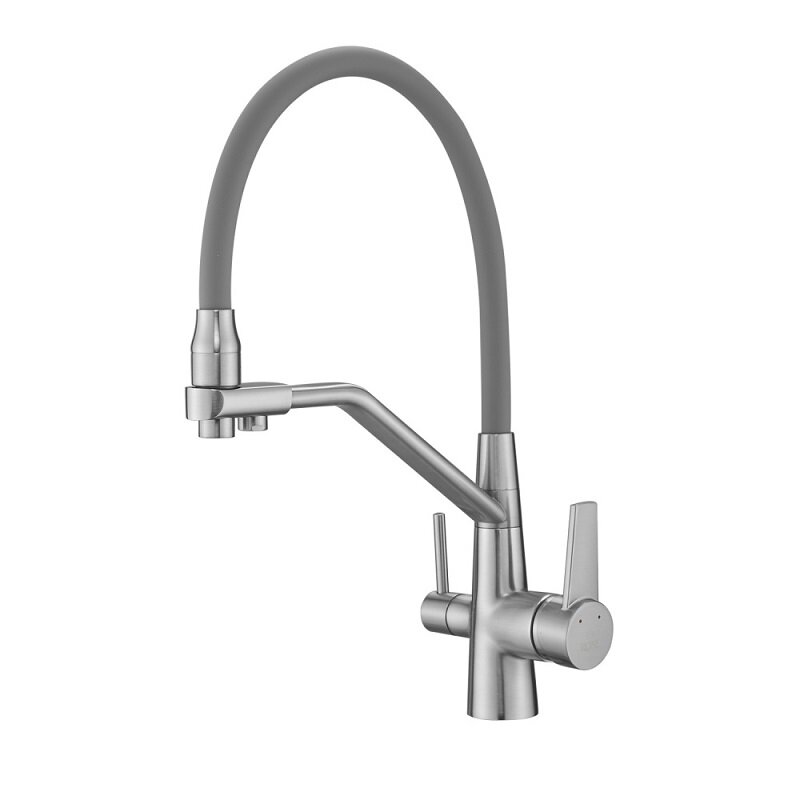 Изображение товара Смеситель для кухонной мойки Rose R558L с подключением к фильтру и поворотным изливом