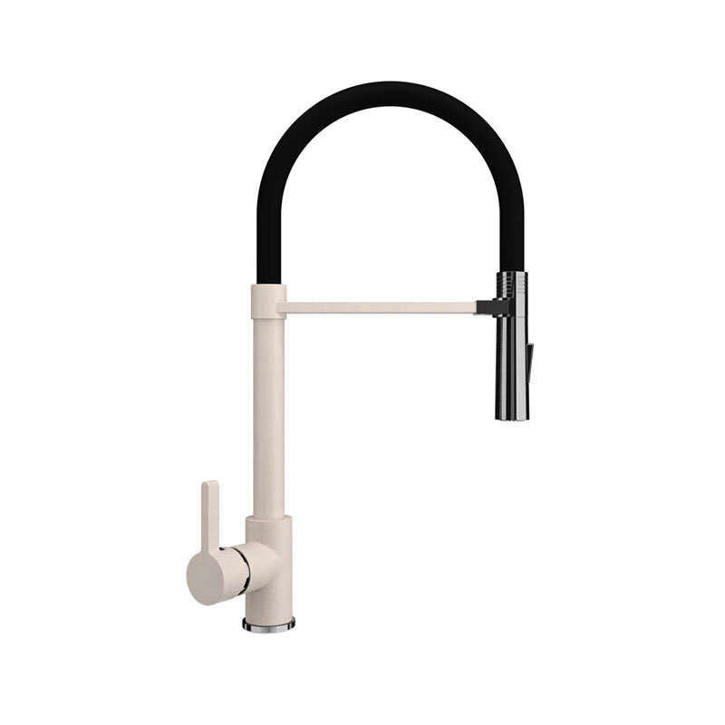 Изображение товара Смеситель Ulgran Quartz UQ-024-01 для кухонной мойки, цвет жасмин