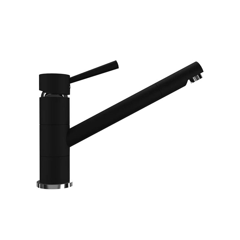 Изображение товара Смеситель для кухонной мойки Ulgran Quartz UQ-025-07 уголь матовый