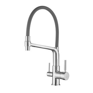 Изображение товара Смеситель для кухонной мойки Rose R658, с подключением к фильтру, хром