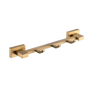 Изображение товара Планка на 3 крючка Shevanik SG5631G, цвет золотой сатин