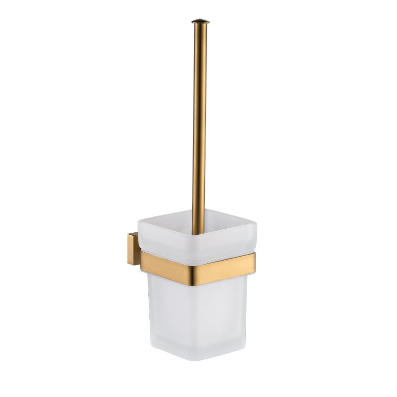 Изображение товара Ершик для унитаза Shevanik SG5600G в золотом сатине