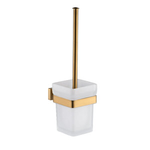 Изображение товара Ершик для унитаза Shevanik SG5600G в золотом сатине