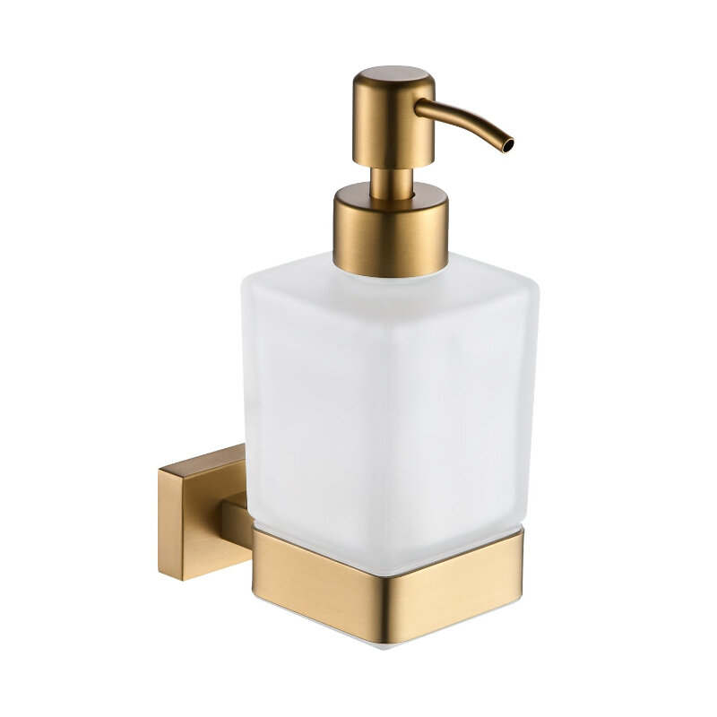 Изображение товара Дозатор жидкого мыла Shevanik SG5644G 200 мл настенный золотой сатин