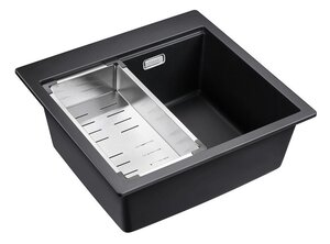 Изображение товара Мойка кухонная Emar Quartz EMQ-1520.Q 52 см Морион Искусственный камень