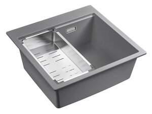 Изображение товара Кухонная мойка Emar Quartz EMQ-1520.Q Алмаз 52 см кварцевый композит