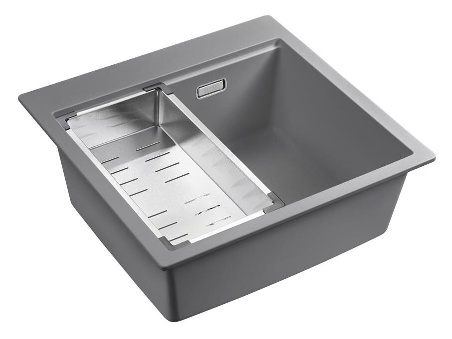 Изображение товара Мойка кухонная Emar Quartz EMQ-1520.Q Алмаз, 52 см, искусственный камень, коландер в комплекте Изображение товара Мойка кухонная Emar Quartz EMQ-1520.Q Алмаз, 52 см, искусственный камень, коландер в комплекте