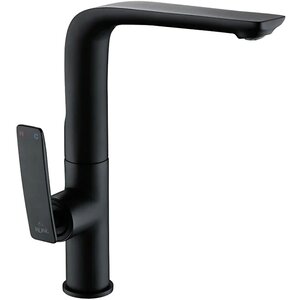 Изображение товара Смеситель для кухонной мойки Rose R2713H, черный матовый