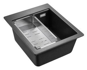 Изображение товара Кухонная мойка из искусственного камня Emar Quartz EMQ-1420.Q Морион 42см