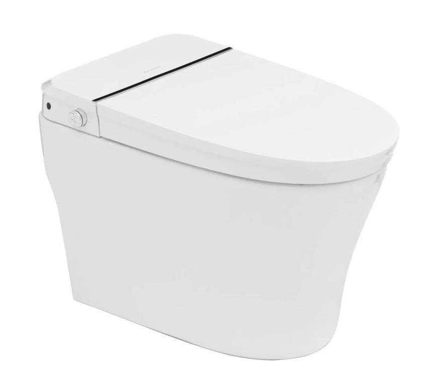 Изображение товара Приставной электронный унитаз-биде Panasonic CH2710, безободковый, крышка-сиденье микролифт, с пультом и подсветкой, белый Изображение товара Приставной электронный унитаз-биде Panasonic CH2710, безободковый, крышка-сиденье микролифт, с пультом и подсветкой, белый