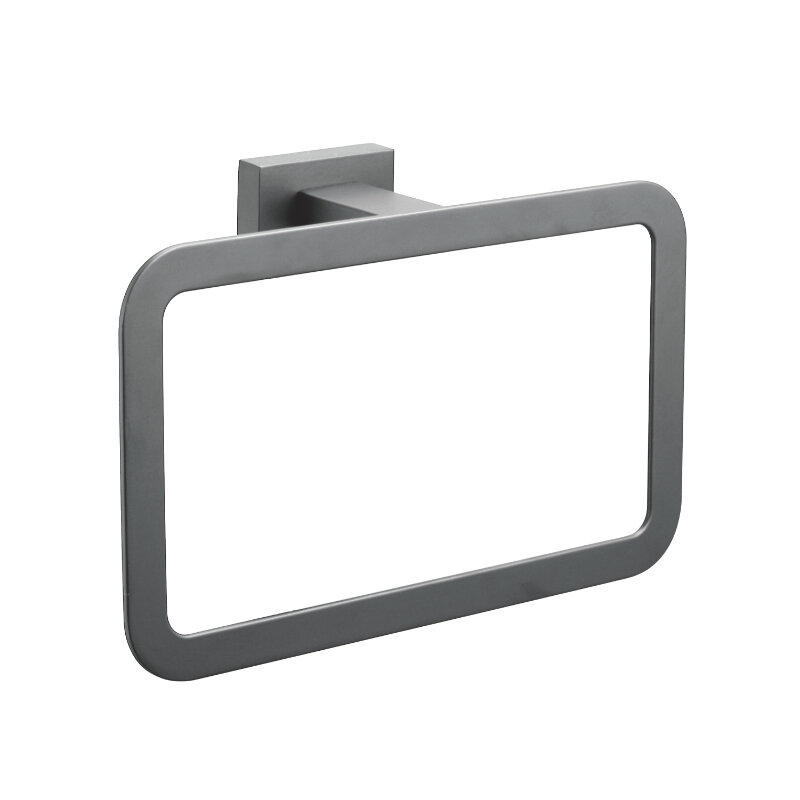 Изображение товара Полотенцедержатель Shevanik SG5606T, 23 см, вороненая сталь, gunmetal