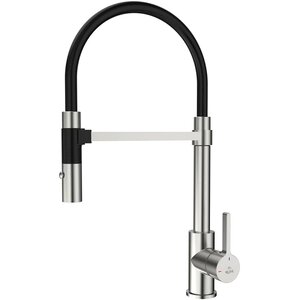 Изображение товара Смеситель для кухонной мойки Rose R133L, с гибким изливом, сатин