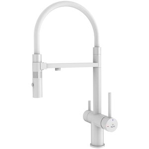 Изображение товара Смеситель для кухонной мойки Rose R958C, с подключением к фильтру, белый