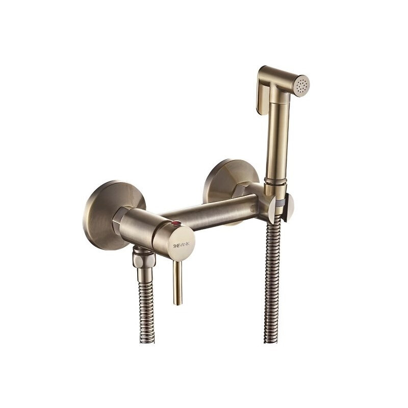 Изображение товара Гигиенический душ Shevanik S107Q со смесителем цвет бронза