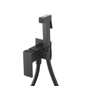 Изображение товара Гигиенический душ Shevanik, S127H, со смесителем, черный матовый