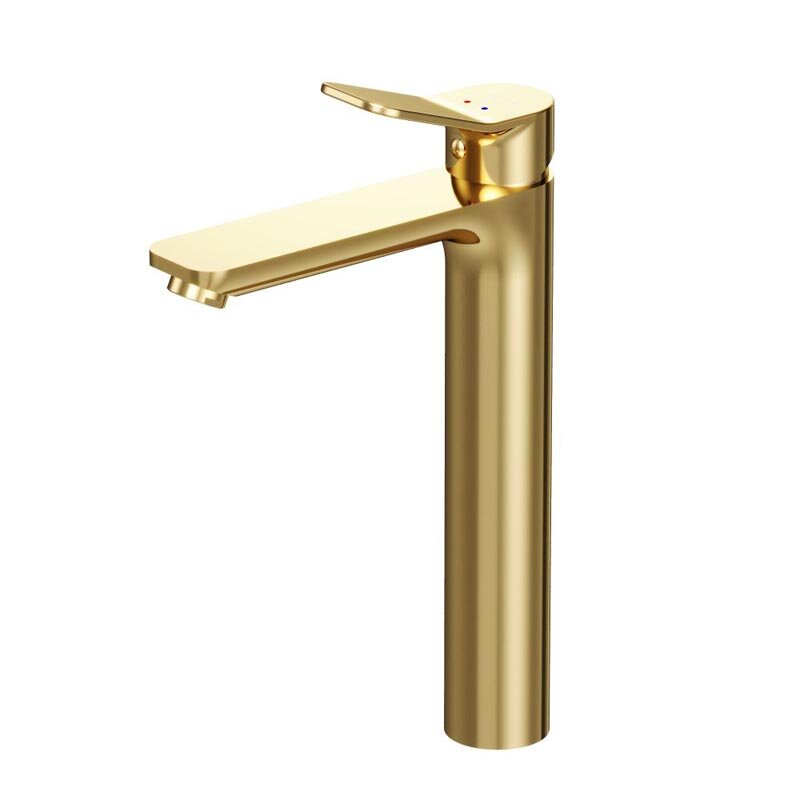 Изображение товара Смеситель Am.Pm X-Joy F85A92099 для раковины высокий золото премиум дизайн