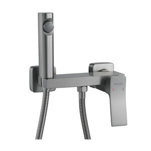 Изображение товара Гигиенический душ Shevanik S4005T-1 со смесителем вороненая сталь gunmetal