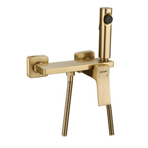 Изображение товара Гигиенический душ Shevanik S6105G-1, со смесителем, цвет золотой сатин