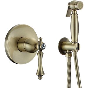 Изображение товара Гигиенический душ Rose, R0105Q, со смесителем, бронза