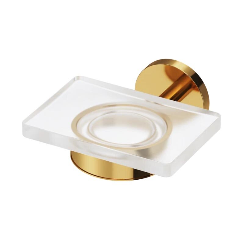 Изображение товара Мыльница настенная Am.Pm X-Joy A85A34299 с держателем, золотое покрытие