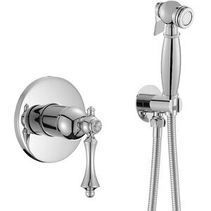 Изображение товара Гигиенический душ Rose R0105 со смесителем, хром, ретро стиль